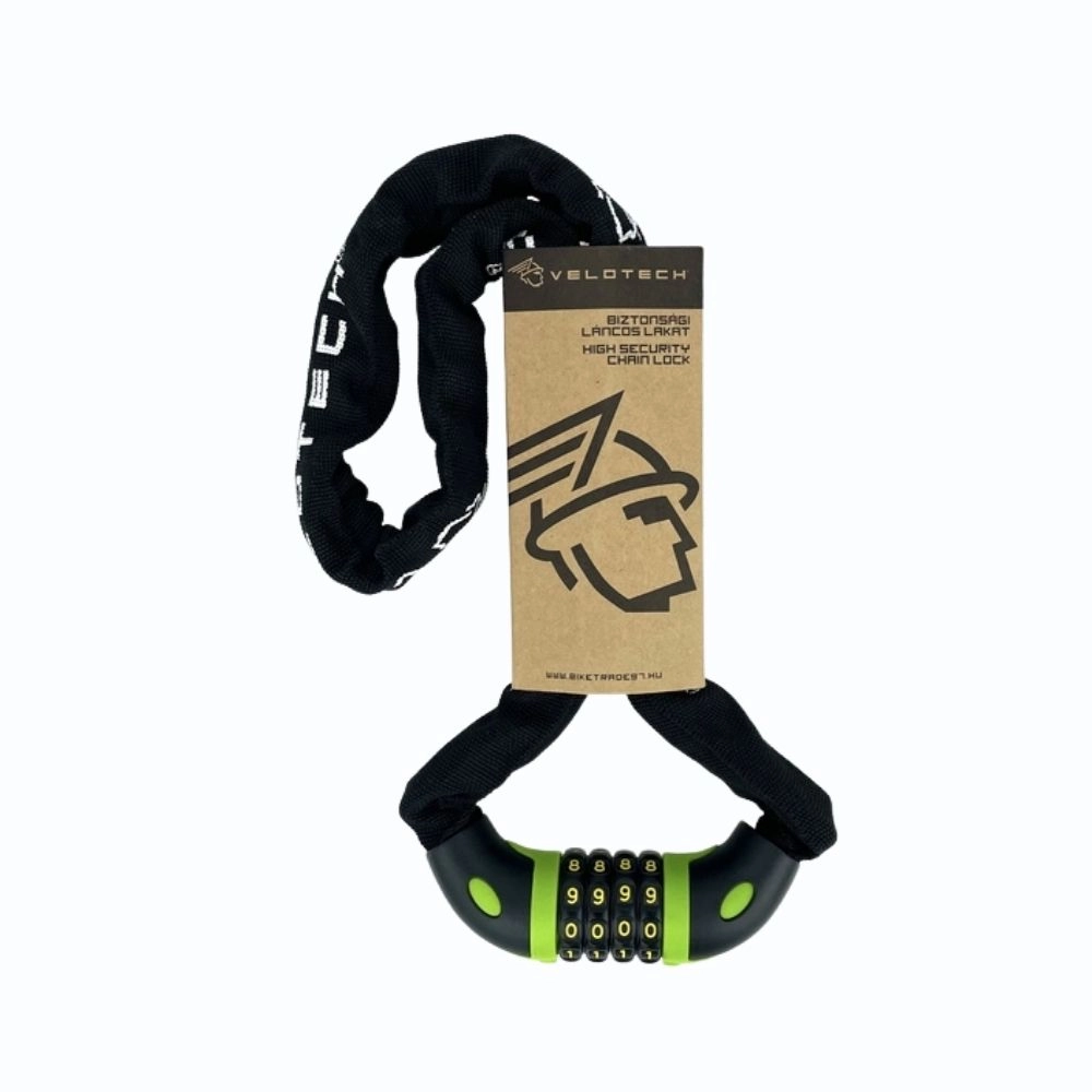 Láncos lakat számzáras 6x900 mm